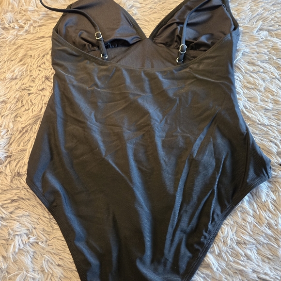 Cupshe Black One Piece Swimsuit Size Large NWT - Picture 14 of 16